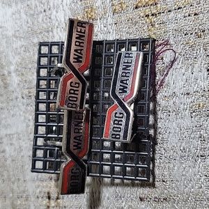 Borg Warner Cuff Links & Tie Clip